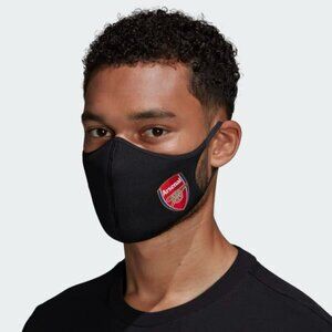 Adidas Arsenal 3-pk Fabric Face Masks - Size Small - NWT